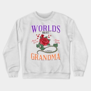 World's Best Grandma Mothers Day Novelty Gift Crewneck Sweatshirt